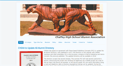 Desktop Screenshot of chaffeyalumni.org